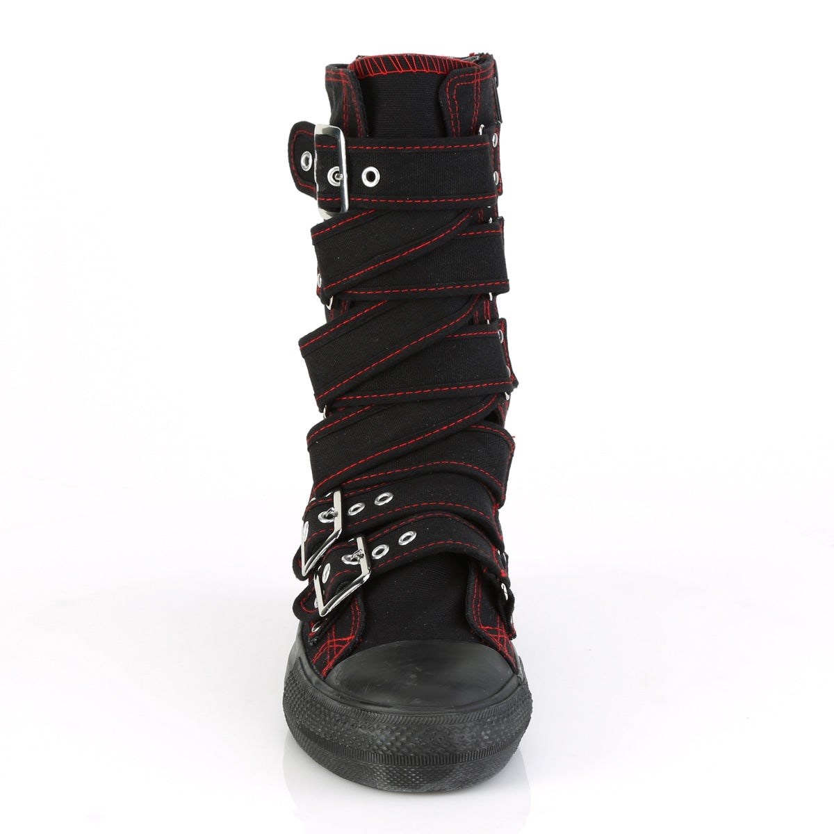 Demonia Deviant-207 Vászon Férfi Sneakers Fekete | GUWR-Ⅹ