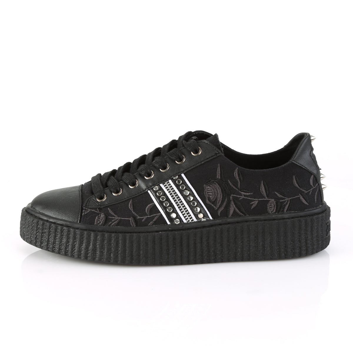 Demonia Sneeker-106 Vászon Férfi Sneakers Fekete | TMAZ-Ⅱ